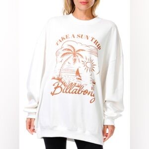 NWT Billabong Take A Sun Trip Crewneck